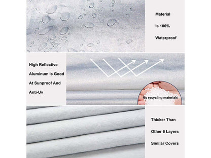 6 layer waterproof car cover