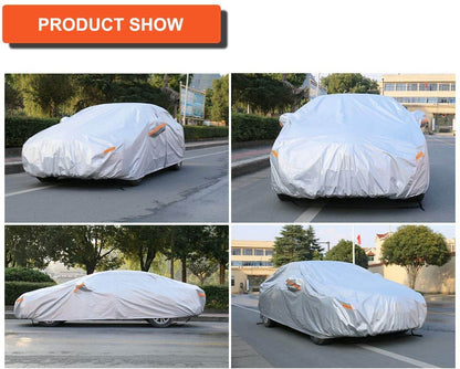 Car cover with zipper