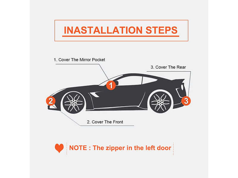 Car cover reflective strips