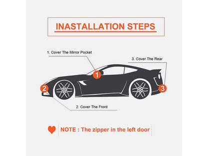 Car cover reflective strips