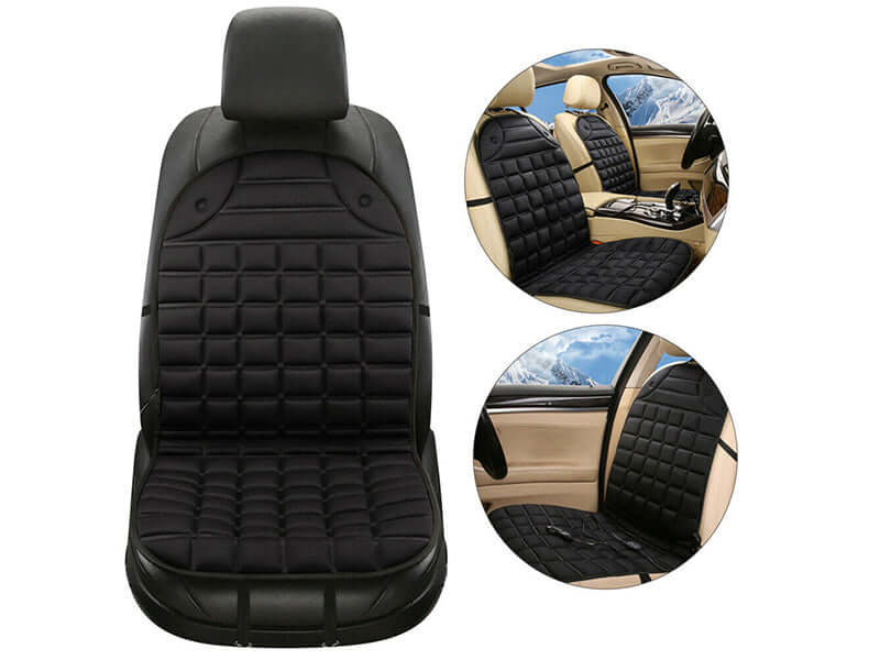 12V Heated Car Seat Cushion Cover Seat Heater Warmer Winter - The Shopsite