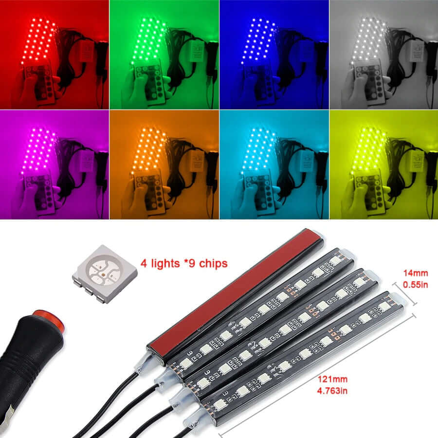 Car interior LED lighting