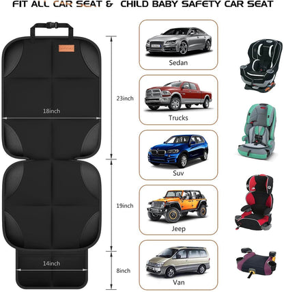 car seat cover with mesh pockets