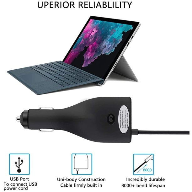 Microsoft Surface Pro 3 Charger Car Charger - The Shopsite
