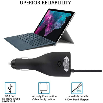Microsoft Surface Pro 3 Charger Car Charger - The Shopsite