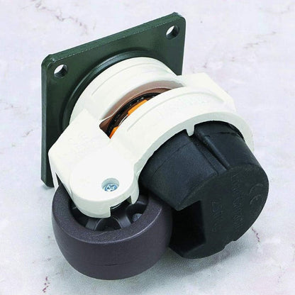 Caster wheel metal plate