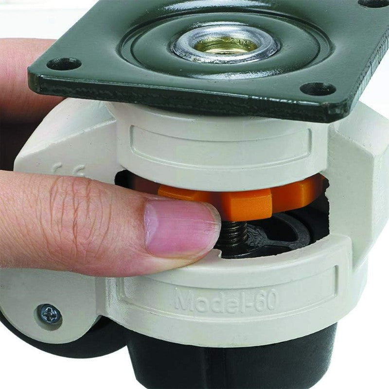 Caster wheel for heavy loads