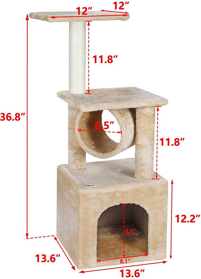 Cat Tree House 93cm