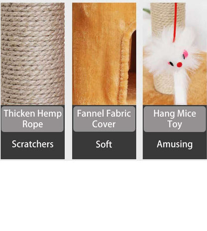 Cat Tree Climbing Scratching Column - The Shopsite