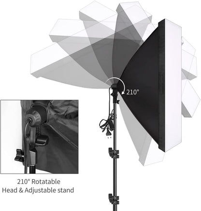 Softbox Lighting Kit Professional Photography Light Studio Kits