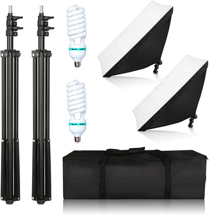 Softbox Lighting Kit Professional Photography Light Studio Kits