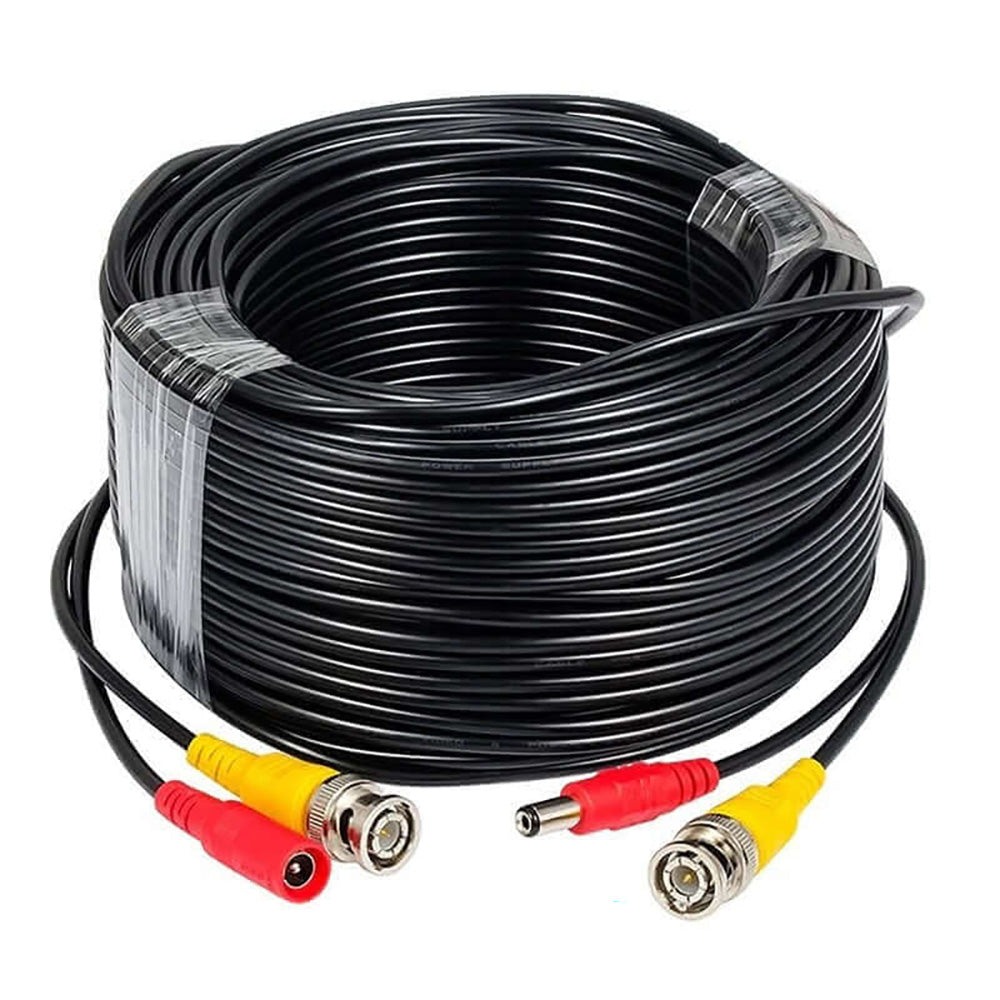 10 meter CCTV BNC video power cable