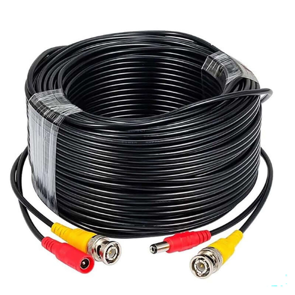 Cctv Cable 20M Bnc Video Power Cable/Wire For Security Camera, Cctv, Dvr, Surveillance System