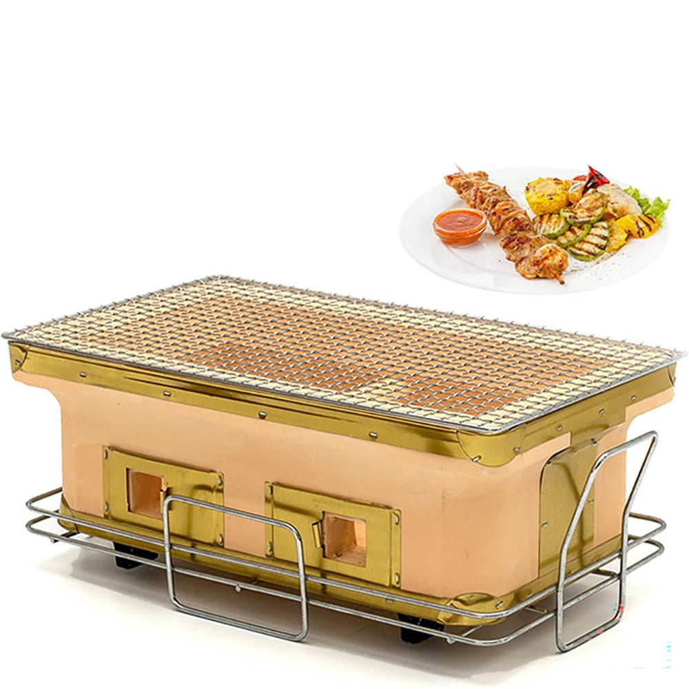 Japanese ceramic hibachi charcoal grill
