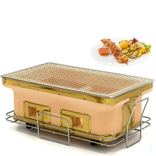 Japanese ceramic hibachi charcoal grill