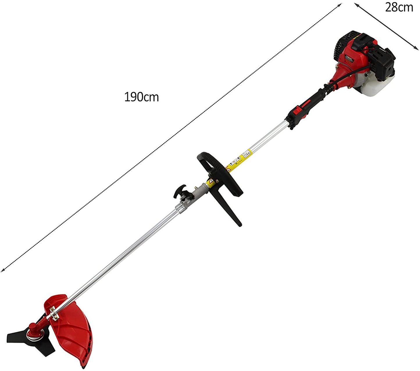 High-Powered 62Cc Brush Weed Cutter Saw Hedge Trimmer 4 In 1 - The Shopsite