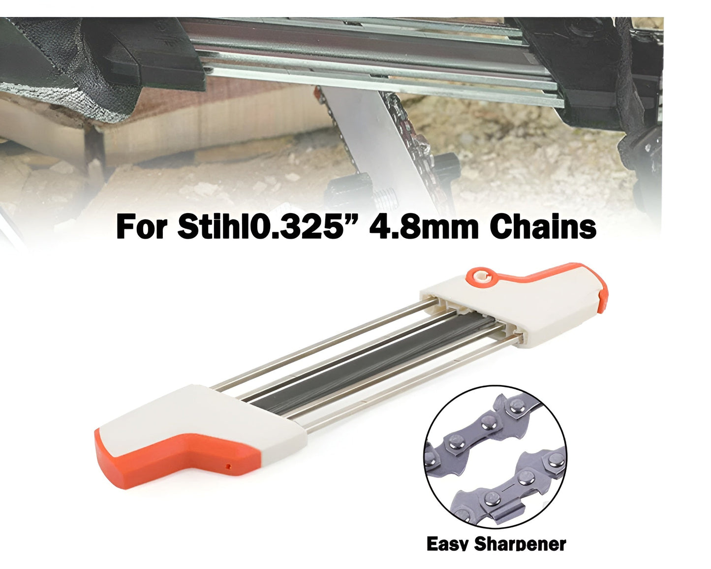 Chainsaw Sharpener, 2-in-1 Chainsaw Sharpener