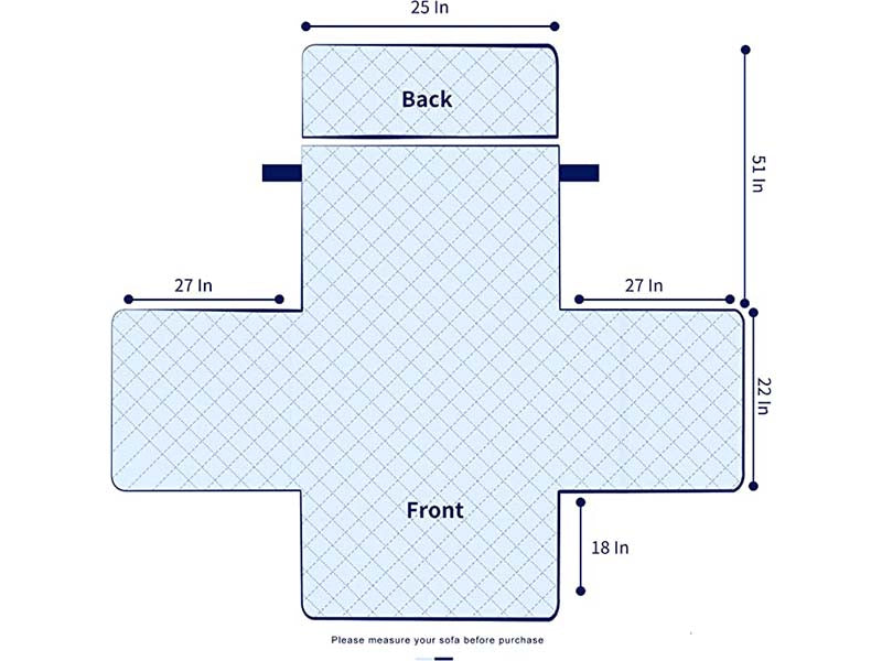 Recliner Chair Cover Sofa Slipcover Couch Protector with Non Slip Strap - The Shopsite