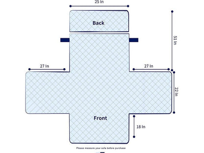 Recliner Chair Cover Fitted Small Sofa Slip Cover - The Shopsite
