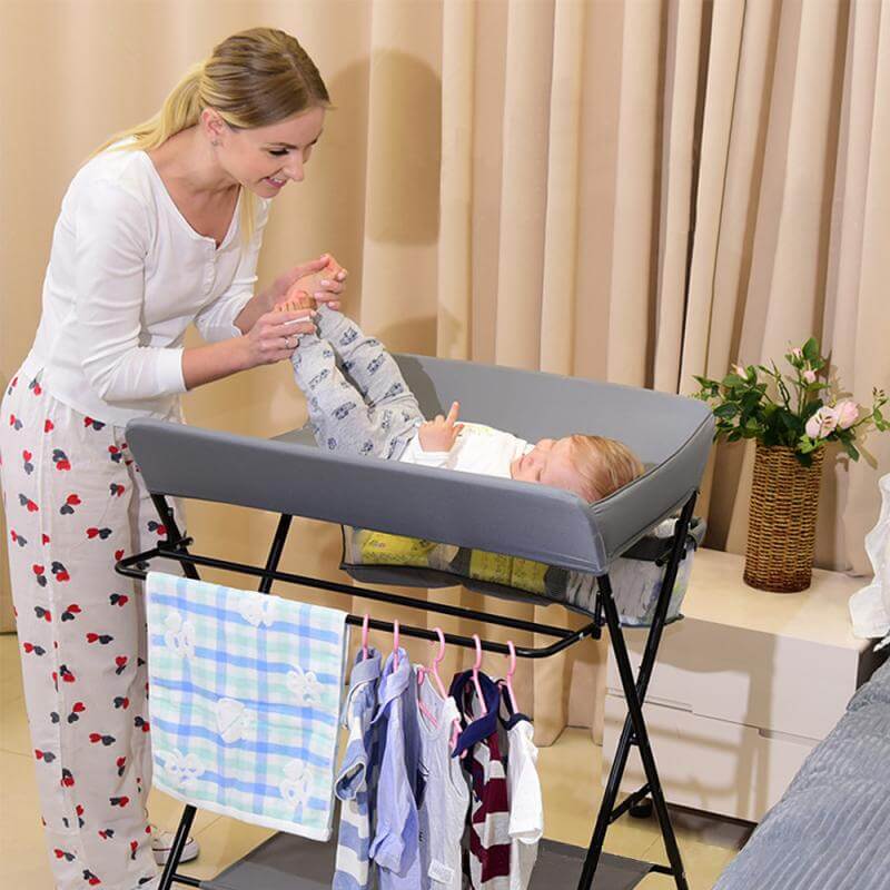 Baby Changing Station Foldable Nappy Table - The Shopsite