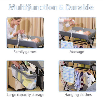 Baby Changing Station Foldable Nappy Table - The Shopsite