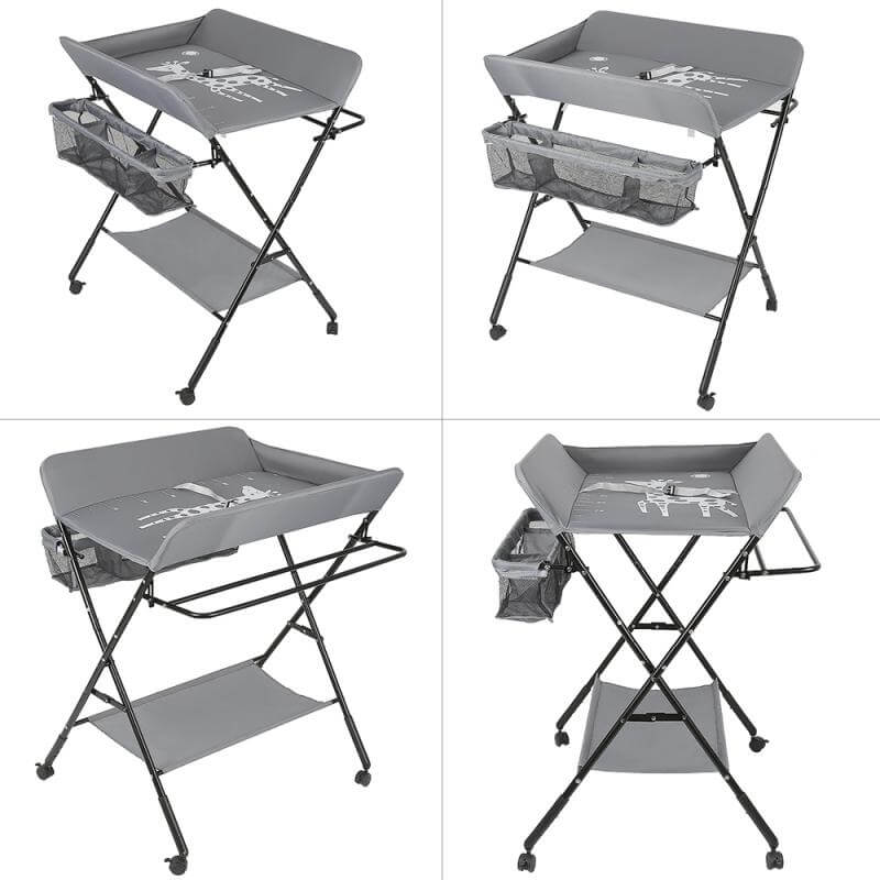 Baby Changing Station Foldable Nappy Table - The Shopsite