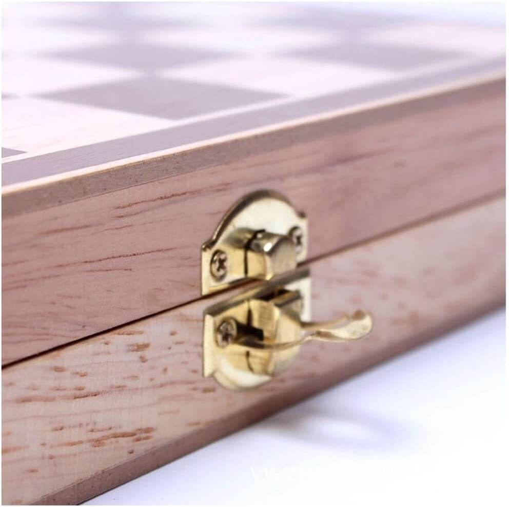 Chess Board Set Folding Wooden - The Shopsite