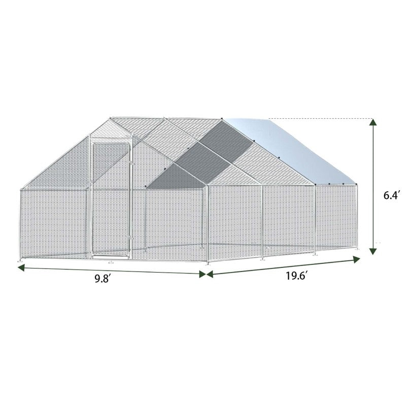 Chicken Coop Run 6M x 3M x 2M