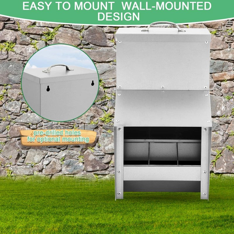 weatherproof chicken feeder