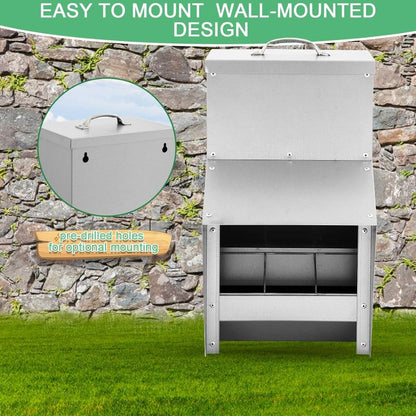 weatherproof chicken feeder