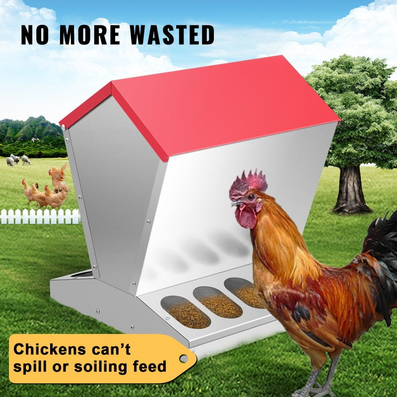 no waste chicken feed design