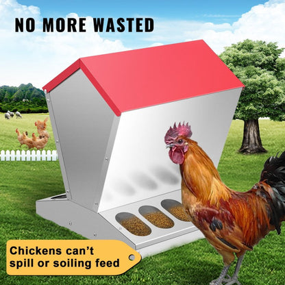 no waste chicken feed design