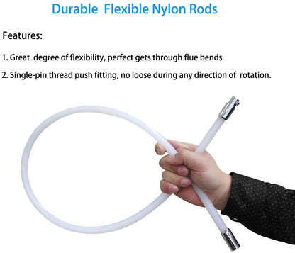 Flexible Dryer Vent & Chimney Cleaner Kit - The Shopsite