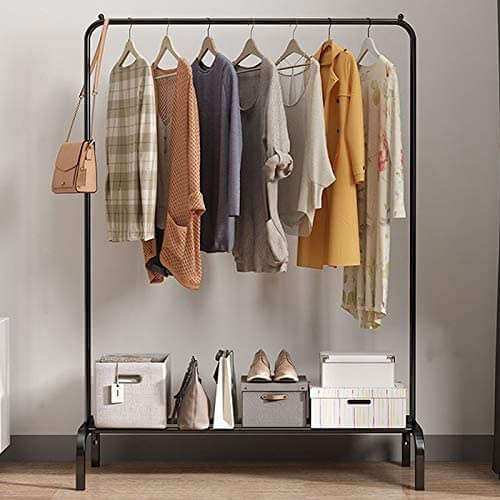 Cloth Rack Garment Rack Metal Black - The Shopsite