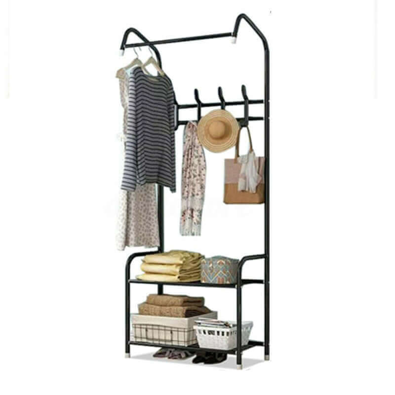 Cloth Rack Garment Rack Garment Clothes Holder Hanger Floor Stand Organizer - The Shopsite