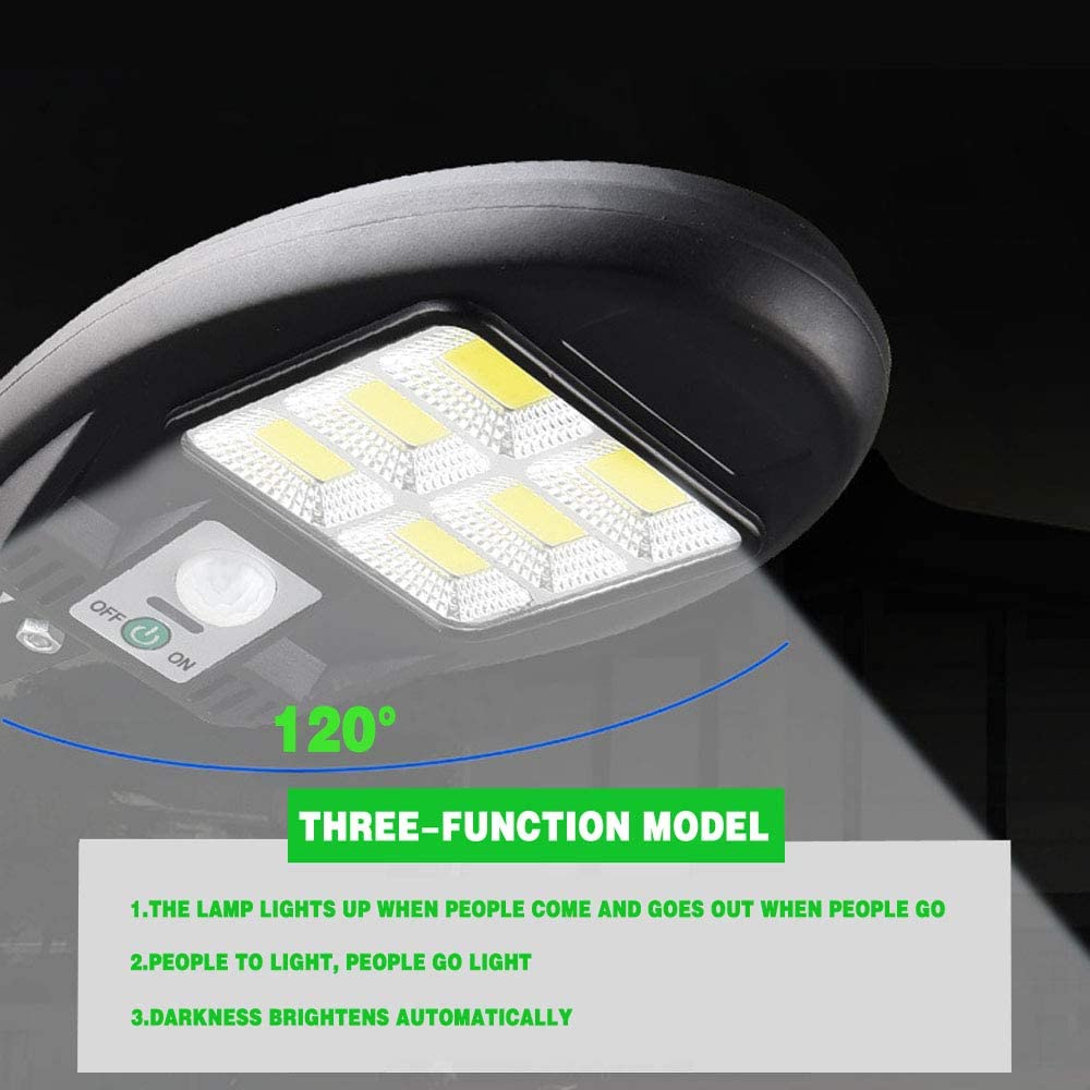 Waterproof solar floodlight