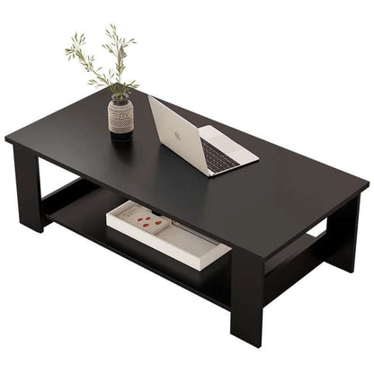 Coffee Table Modern 80cm Black - The Shopsite