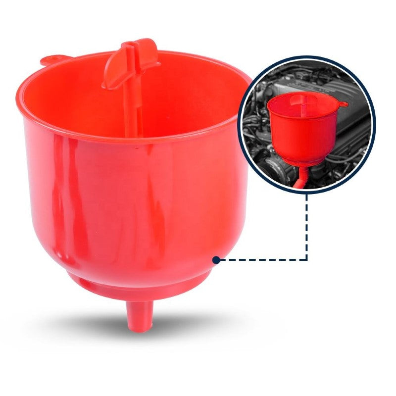 Spill Proof Car Radiator Coolant Filling Funnel Kit