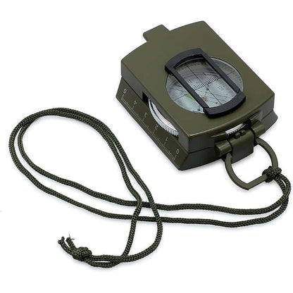 Compass with bubble level