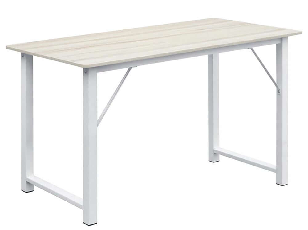 Computer Desk 120Cm White - The Shopsite