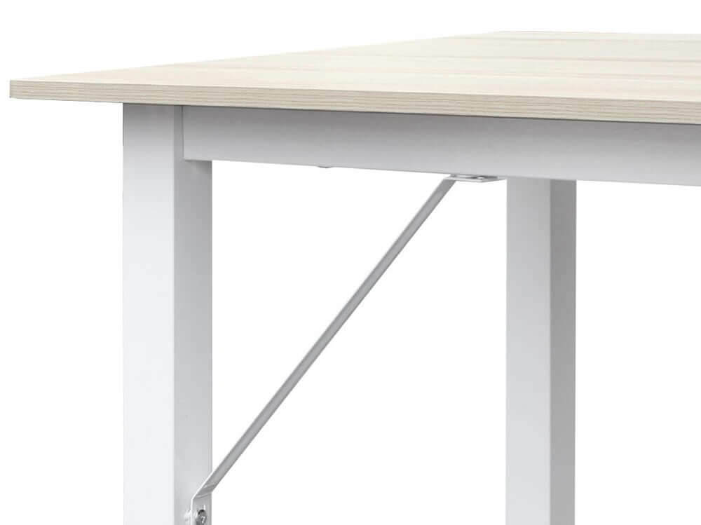 Computer Desk 120Cm White - The Shopsite