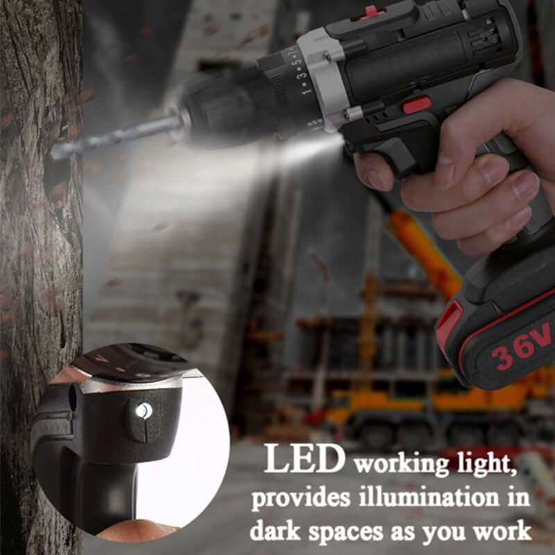 Cordless Drill Electric Screwdriver - The Shopsite