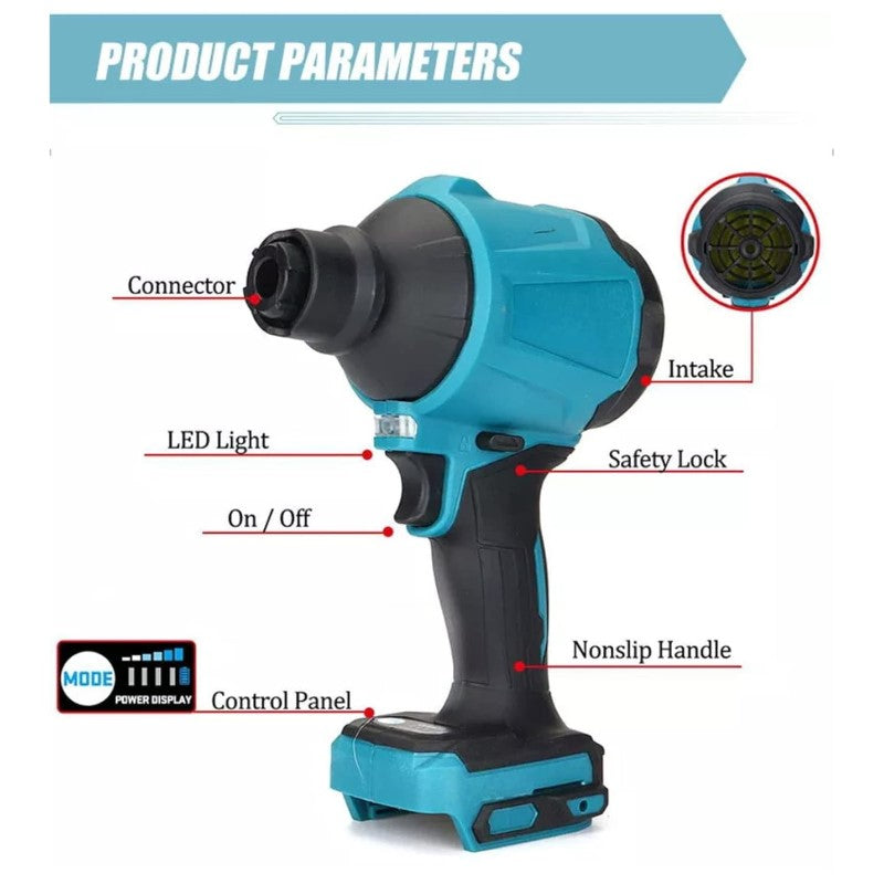 Trigger lock function blower