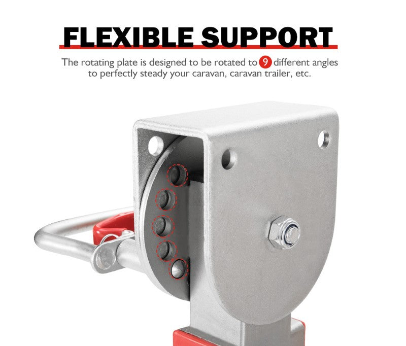 adjustable caravan leg handle