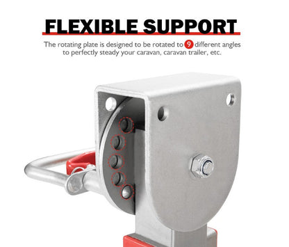 adjustable caravan leg handle