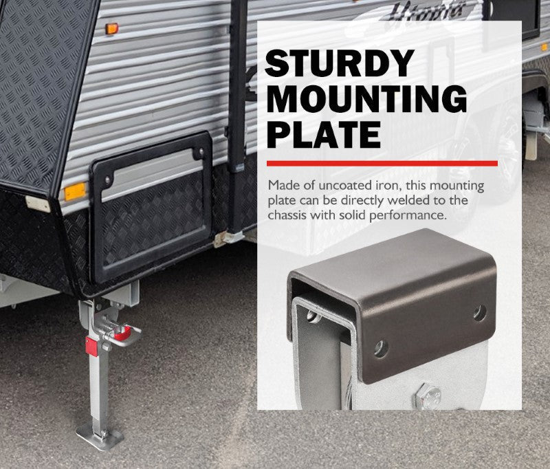 corner steady leg for trailer
