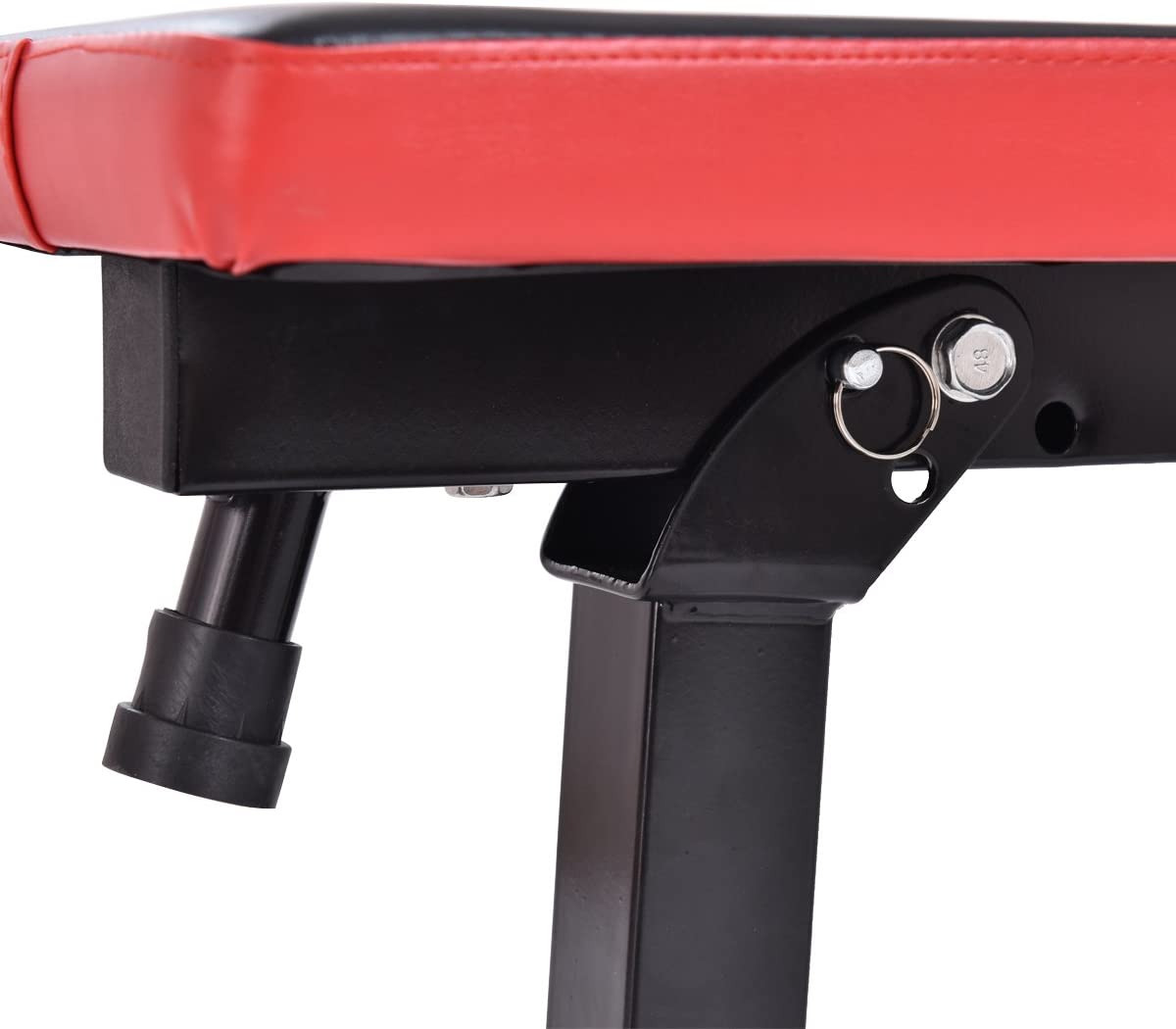 Adjustable Weight Bench Fitness Bench Home Gym Black - The Shopsite