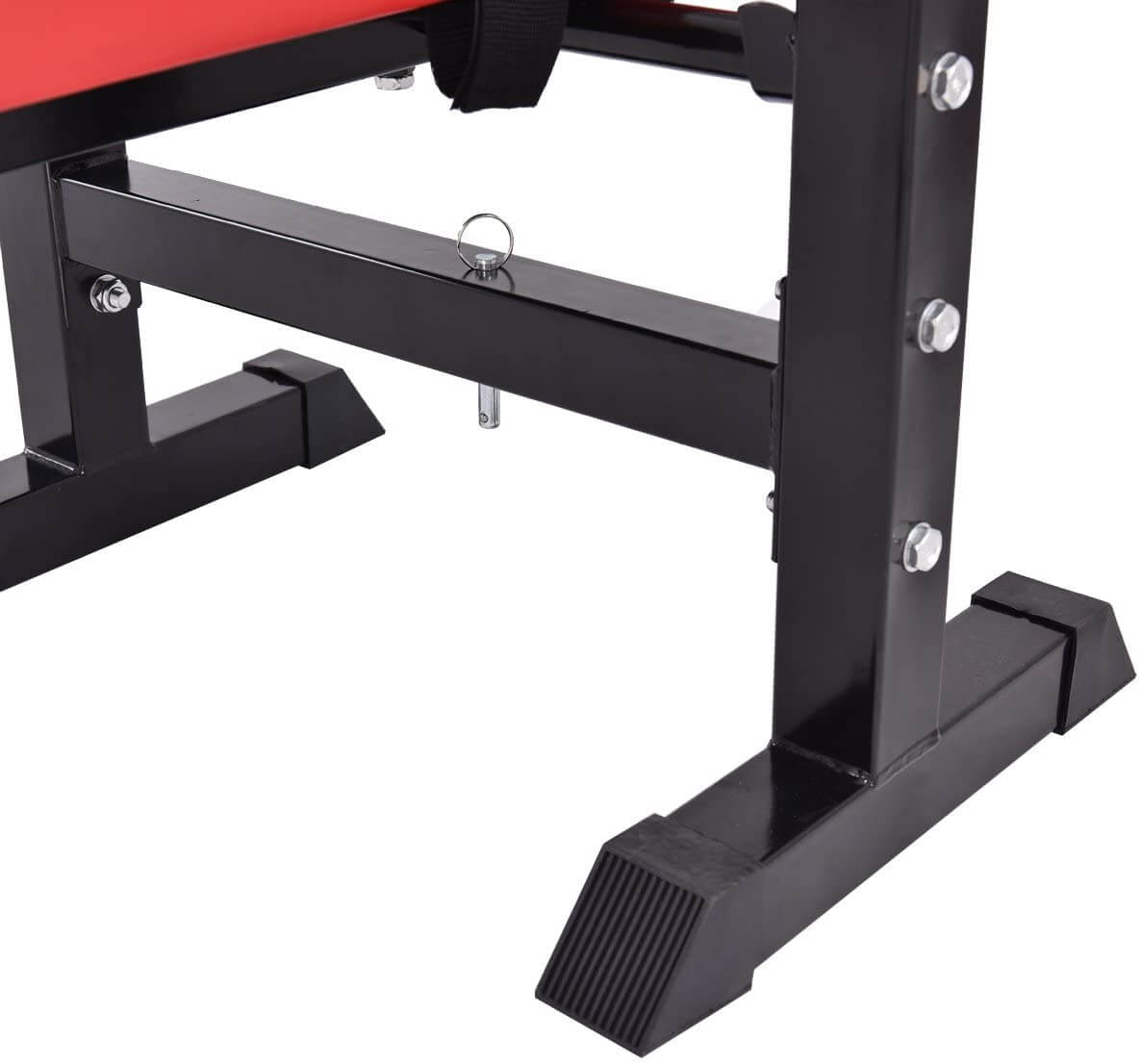 Adjustable Weight Bench Fitness Bench Home Gym Black - The Shopsite