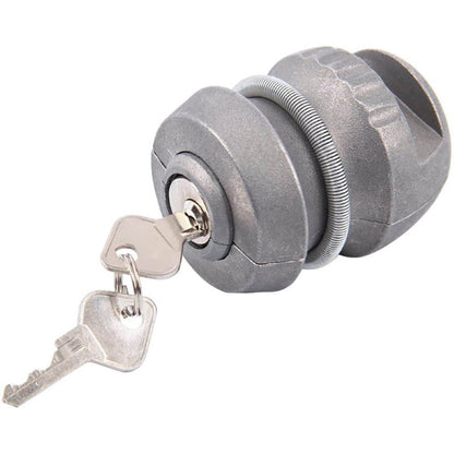 Trailer lock on tow coupling