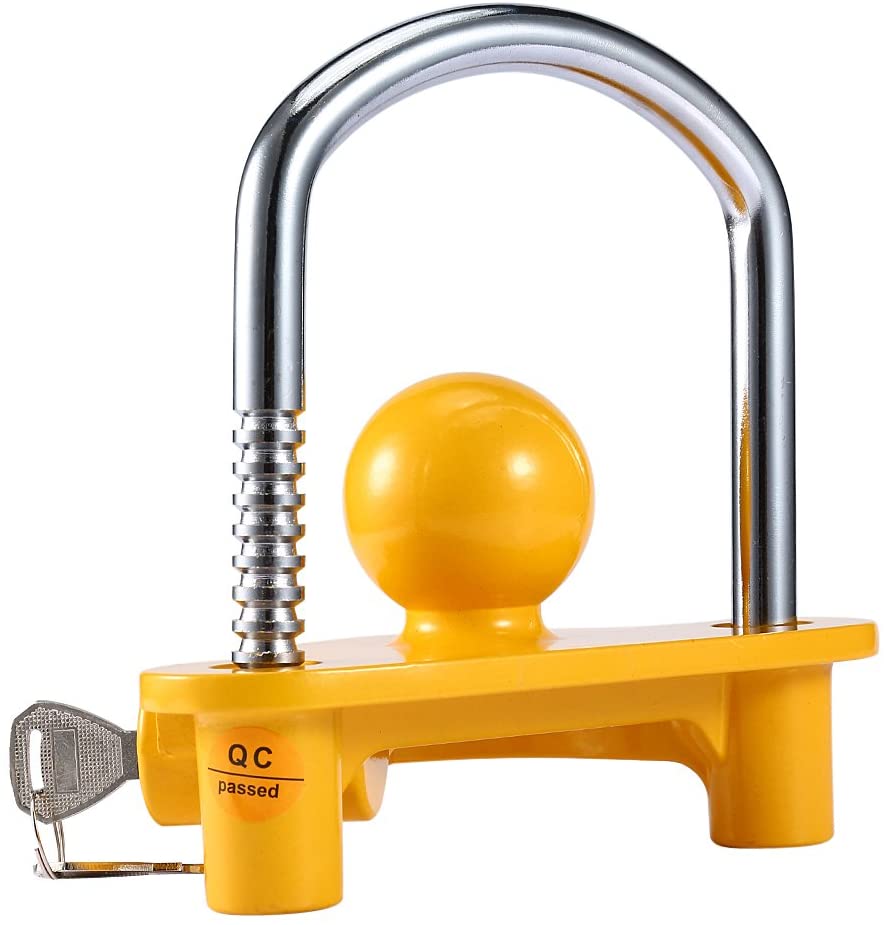 Universal Coupler Hitch Trailer Lock Adjustable Storage - The Shopsite